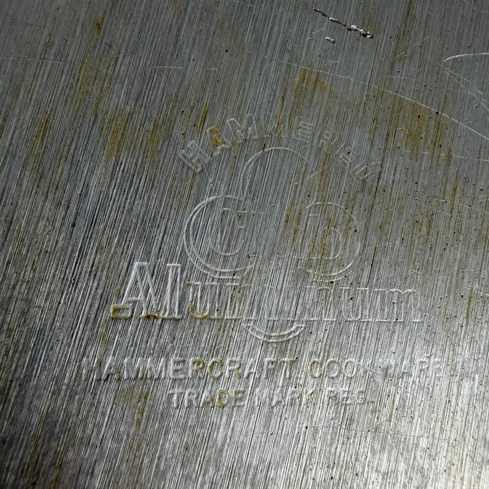 Vintage Club Aluminum Hammercraft 6 Qt Oval Roaster Dutch Oven Pan 15